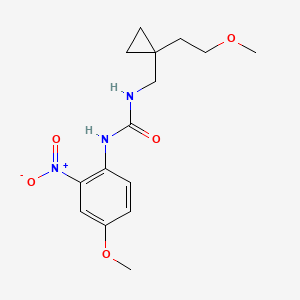 1-[[1-(2-Methoxyethyl)cyclopropyl]methyl]-3-(4-methoxy-2-nitrophenyl)urea