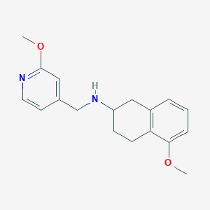 5-methoxy-N-[(2-methoxypyridin-4-yl)methyl]-1,2,3,4-tetrahydronaphthalen-2-amine