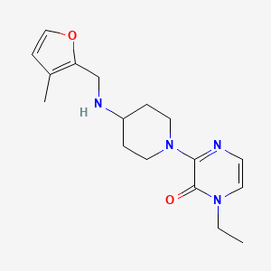 1-Ethyl-3-[4-[(3-methylfuran-2-yl)methylamino]piperidin-1-yl]pyrazin-2-one