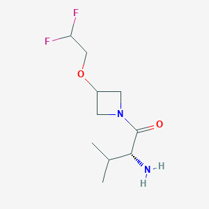 (2R)-2-amino-1-[3-(2,2-difluoroethoxy)azetidin-1-yl]-3-methylbutan-1-one