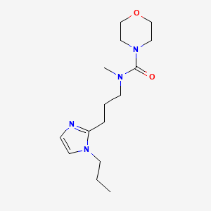 N-methyl-N-[3-(1-propylimidazol-2-yl)propyl]morpholine-4-carboxamide