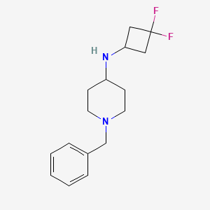 1-benzyl-N-(3,3-difluorocyclobutyl)piperidin-4-amine