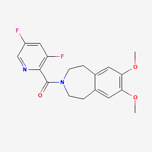 (3,5-Difluoropyridin-2-yl)-(7,8-dimethoxy-1,2,4,5-tetrahydro-3-benzazepin-3-yl)methanone