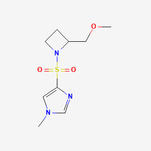 4-[2-(Methoxymethyl)azetidin-1-yl]sulfonyl-1-methylimidazole