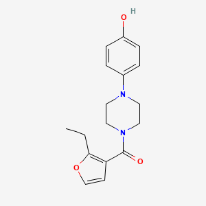 (2-Ethylfuran-3-yl)-[4-(4-hydroxyphenyl)piperazin-1-yl]methanone