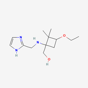 [3-ethoxy-1-(1H-imidazol-2-ylmethylamino)-2,2-dimethylcyclobutyl]methanol