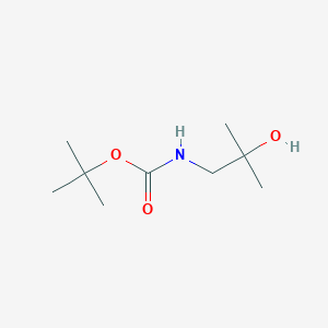 molecular formula C9H19NO3 B069740 叔丁基 2-羟基-2-甲基丙基氨基甲酸酯 CAS No. 183059-24-7