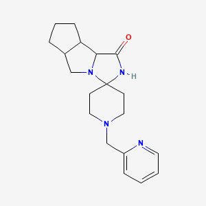 1'-(Pyridin-2-ylmethyl)spiro[4,6-diazatricyclo[6.3.0.02,6]undecane-5,4'-piperidine]-3-one