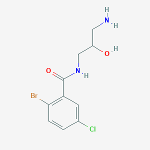 N-(3-amino-2-hydroxypropyl)-2-bromo-5-chlorobenzamide