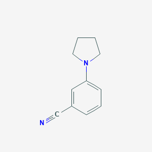 molecular formula C11H12N2 B069742 3-吡咯烷-1-基苯甲腈 CAS No. 175696-73-8