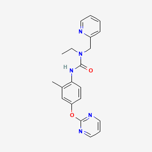 1-Ethyl-3-(2-methyl-4-pyrimidin-2-yloxyphenyl)-1-(pyridin-2-ylmethyl)urea