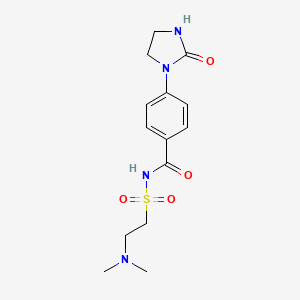 N-[2-(dimethylamino)ethylsulfonyl]-4-(2-oxoimidazolidin-1-yl)benzamide