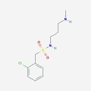 1-(2-chlorophenyl)-N-[3-(methylamino)propyl]methanesulfonamide