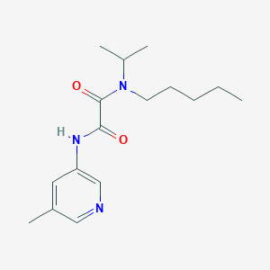 molecular formula C16H25N3O2 B6974884 N-(5-methylpyridin-3-yl)-N'-pentyl-N'-propan-2-yloxamide 