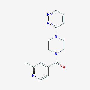 (2-Methylpyridin-4-yl)-(4-pyridazin-3-ylpiperazin-1-yl)methanone