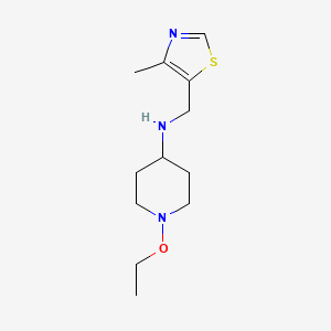 1-ethoxy-N-[(4-methyl-1,3-thiazol-5-yl)methyl]piperidin-4-amine