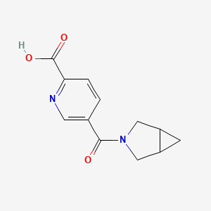 5-(3-Azabicyclo[3.1.0]hexane-3-carbonyl)pyridine-2-carboxylic acid