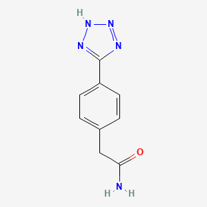 2-(4-(1H-Tetrazol-5-yl)phenyl)acetamide