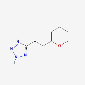 5-[2-(oxan-2-yl)ethyl]-2H-tetrazole