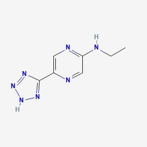 N-ethyl-5-(2H-tetrazol-5-yl)pyrazin-2-amine