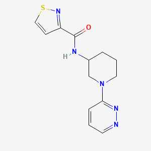 N-(1-pyridazin-3-ylpiperidin-3-yl)-1,2-thiazole-3-carboxamide