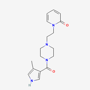 1-[2-[4-(4-methyl-1H-pyrrole-3-carbonyl)piperazin-1-yl]ethyl]pyridin-2-one