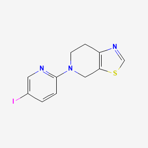 5-(5-iodopyridin-2-yl)-6,7-dihydro-4H-[1,3]thiazolo[5,4-c]pyridine