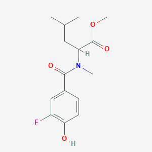 Methyl 2-[(3-fluoro-4-hydroxybenzoyl)-methylamino]-4-methylpentanoate