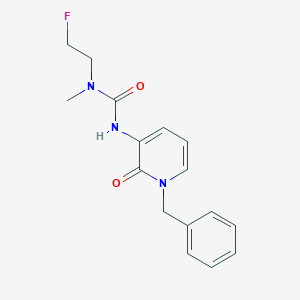 3-(1-Benzyl-2-oxopyridin-3-yl)-1-(2-fluoroethyl)-1-methylurea