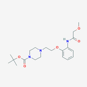 Tert-butyl 4-[2-[2-[(2-methoxyacetyl)amino]phenoxy]ethyl]piperazine-1-carboxylate