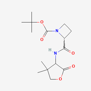 tert-butyl (2R)-2-[(4,4-dimethyl-2-oxooxolan-3-yl)carbamoyl]azetidine-1-carboxylate