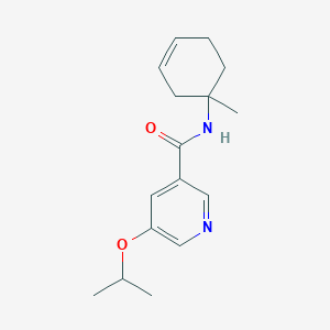 N-(1-methylcyclohex-3-en-1-yl)-5-propan-2-yloxypyridine-3-carboxamide