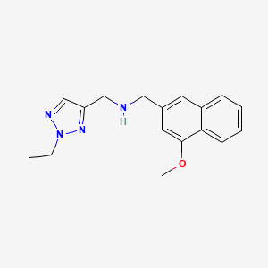 N-[(2-ethyltriazol-4-yl)methyl]-1-(4-methoxynaphthalen-2-yl)methanamine