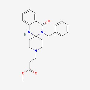 methyl 3-(3-benzyl-4-oxospiro[1H-quinazoline-2,4'-piperidine]-1'-yl)propanoate