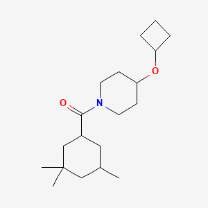 (4-Cyclobutyloxypiperidin-1-yl)-(3,3,5-trimethylcyclohexyl)methanone