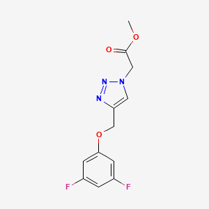 Methyl 2-[4-[(3,5-difluorophenoxy)methyl]triazol-1-yl]acetate