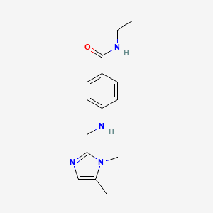 4-[(1,5-dimethylimidazol-2-yl)methylamino]-N-ethylbenzamide