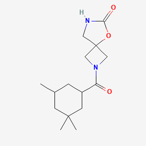 2-(3,3,5-Trimethylcyclohexanecarbonyl)-5-oxa-2,7-diazaspiro[3.4]octan-6-one