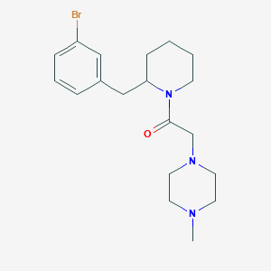 1-[2-[(3-Bromophenyl)methyl]piperidin-1-yl]-2-(4-methylpiperazin-1-yl)ethanone