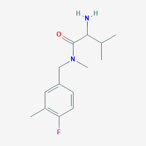 2-amino-N-[(4-fluoro-3-methylphenyl)methyl]-N,3-dimethylbutanamide