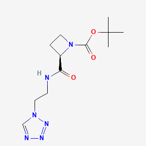 tert-butyl (2R)-2-[2-(tetrazol-1-yl)ethylcarbamoyl]azetidine-1-carboxylate