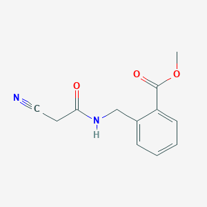 Methyl 2-[[(2-cyanoacetyl)amino]methyl]benzoate