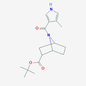 tert-butyl 7-(4-methyl-1H-pyrrole-3-carbonyl)-7-azabicyclo[2.2.1]heptane-2-carboxylate