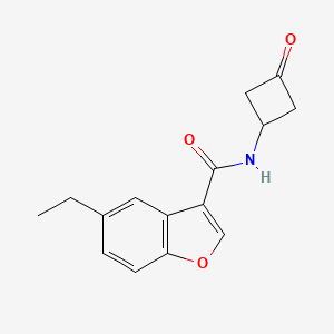 5-ethyl-N-(3-oxocyclobutyl)-1-benzofuran-3-carboxamide