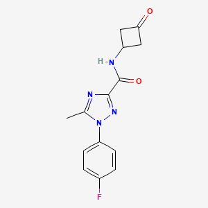 1-(4-fluorophenyl)-5-methyl-N-(3-oxocyclobutyl)-1,2,4-triazole-3-carboxamide