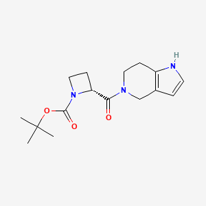 tert-butyl (2R)-2-(1,4,6,7-tetrahydropyrrolo[3,2-c]pyridine-5-carbonyl)azetidine-1-carboxylate