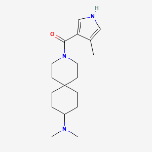 [9-(dimethylamino)-3-azaspiro[5.5]undecan-3-yl]-(4-methyl-1H-pyrrol-3-yl)methanone