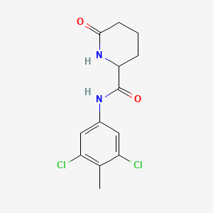 N-(3,5-dichloro-4-methylphenyl)-6-oxopiperidine-2-carboxamide