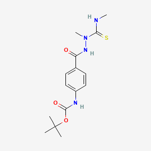 tert-butyl N-[4-[[methyl(methylcarbamothioyl)amino]carbamoyl]phenyl]carbamate