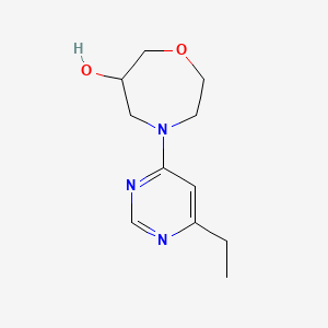 4-(6-Ethylpyrimidin-4-yl)-1,4-oxazepan-6-ol